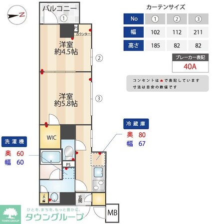 ZOOM信濃町の物件間取画像